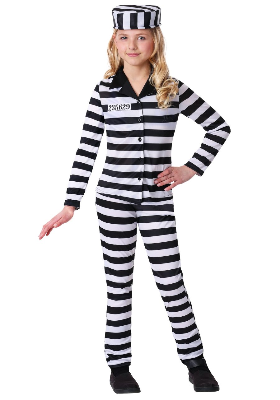 Girl's Incarcerated Cutie Costume