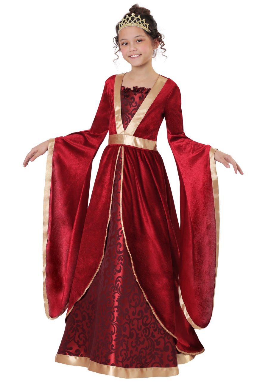 Girl's Renaissance Maiden Costume Dress