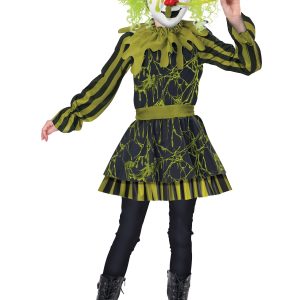 Girl's Snots Of Fun Clown Costume