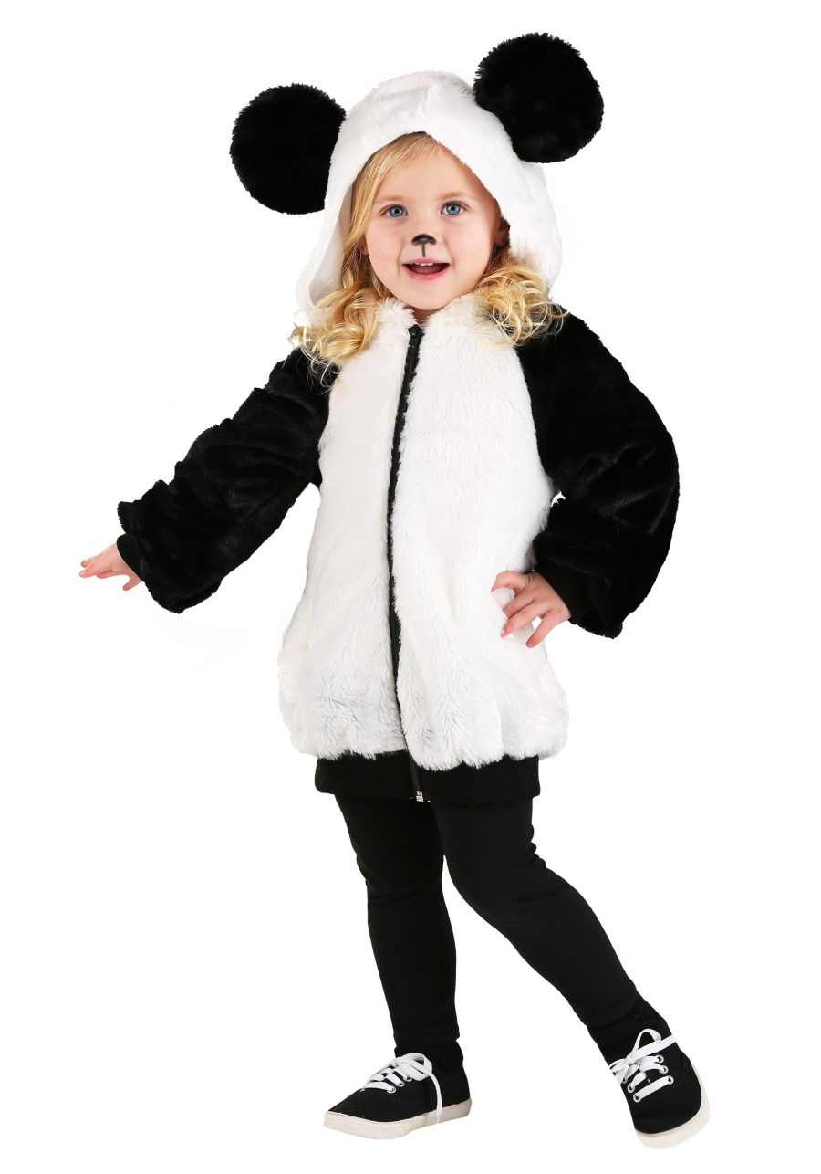 Girl's Toddler Panda Hoodie Costume