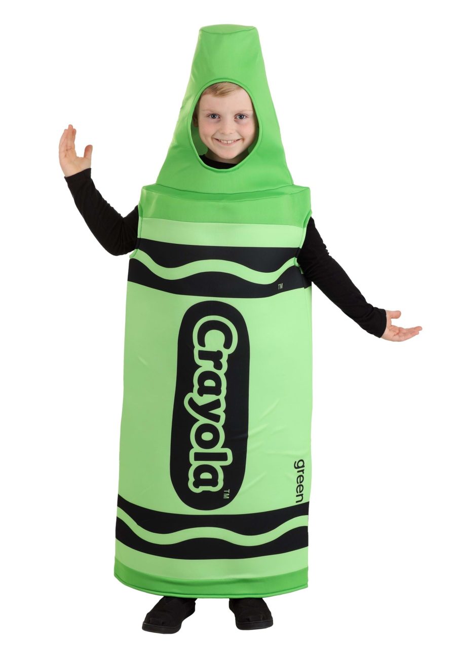 Green Crayola Crayon Kid's Costume