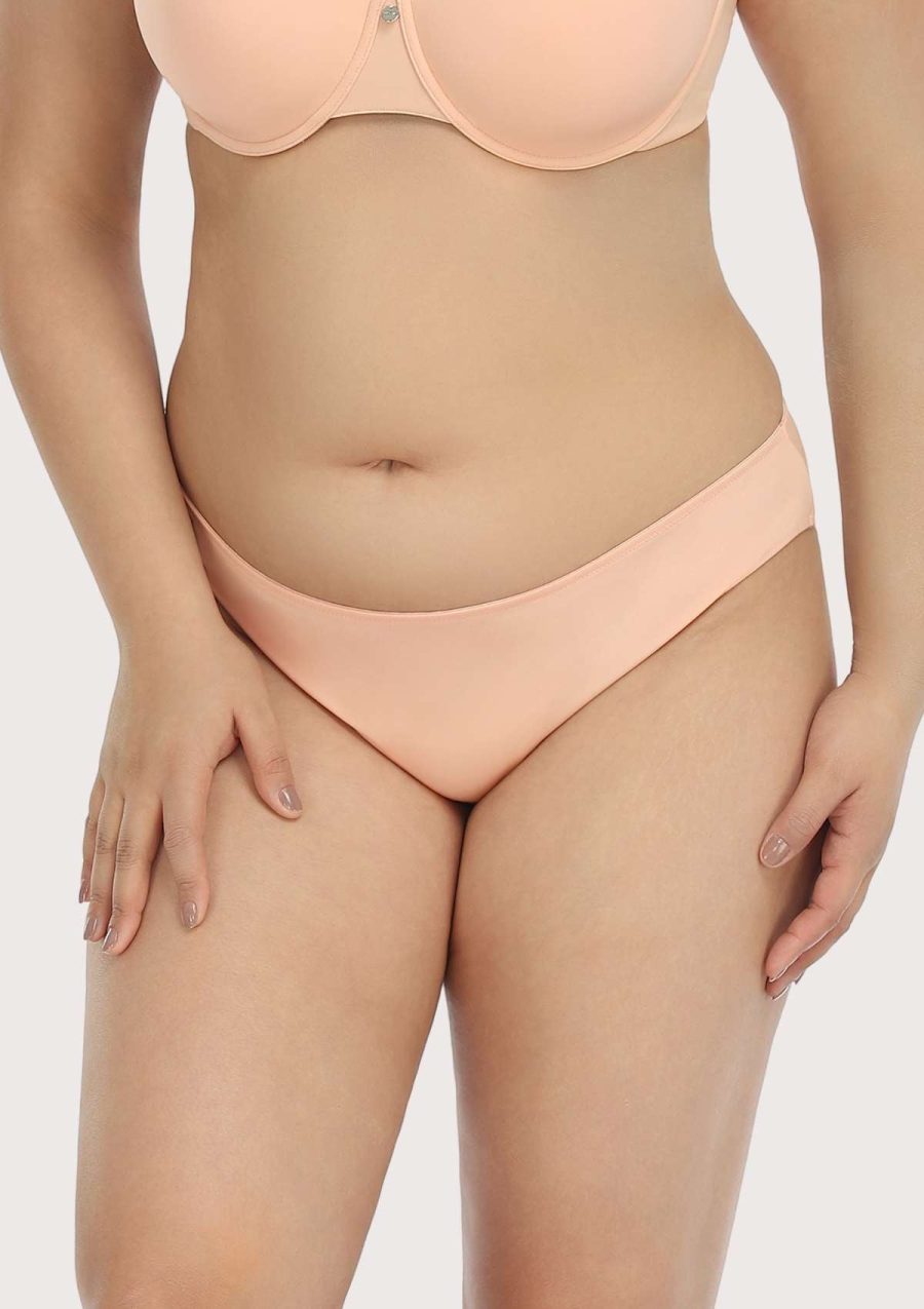HSIA Patricia Smooth Seamless Soft Stretch Invisible Underwear - L / Light Pink
