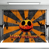 Halloween Pumpkin Decoration Backdrop for Party - Aperturee