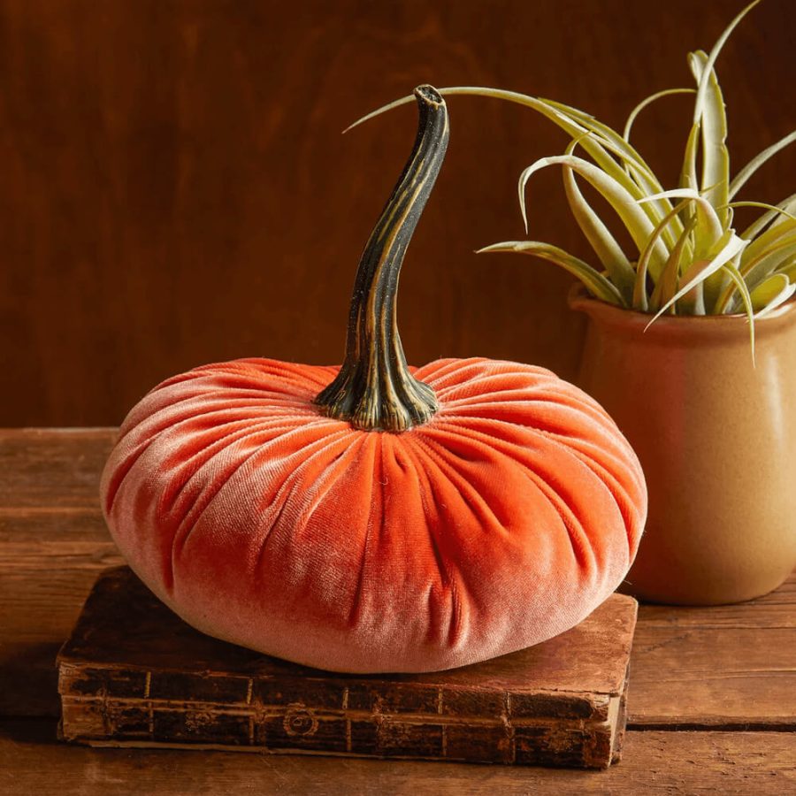 Halloween Soft Stuffed Velvet Pumpkin