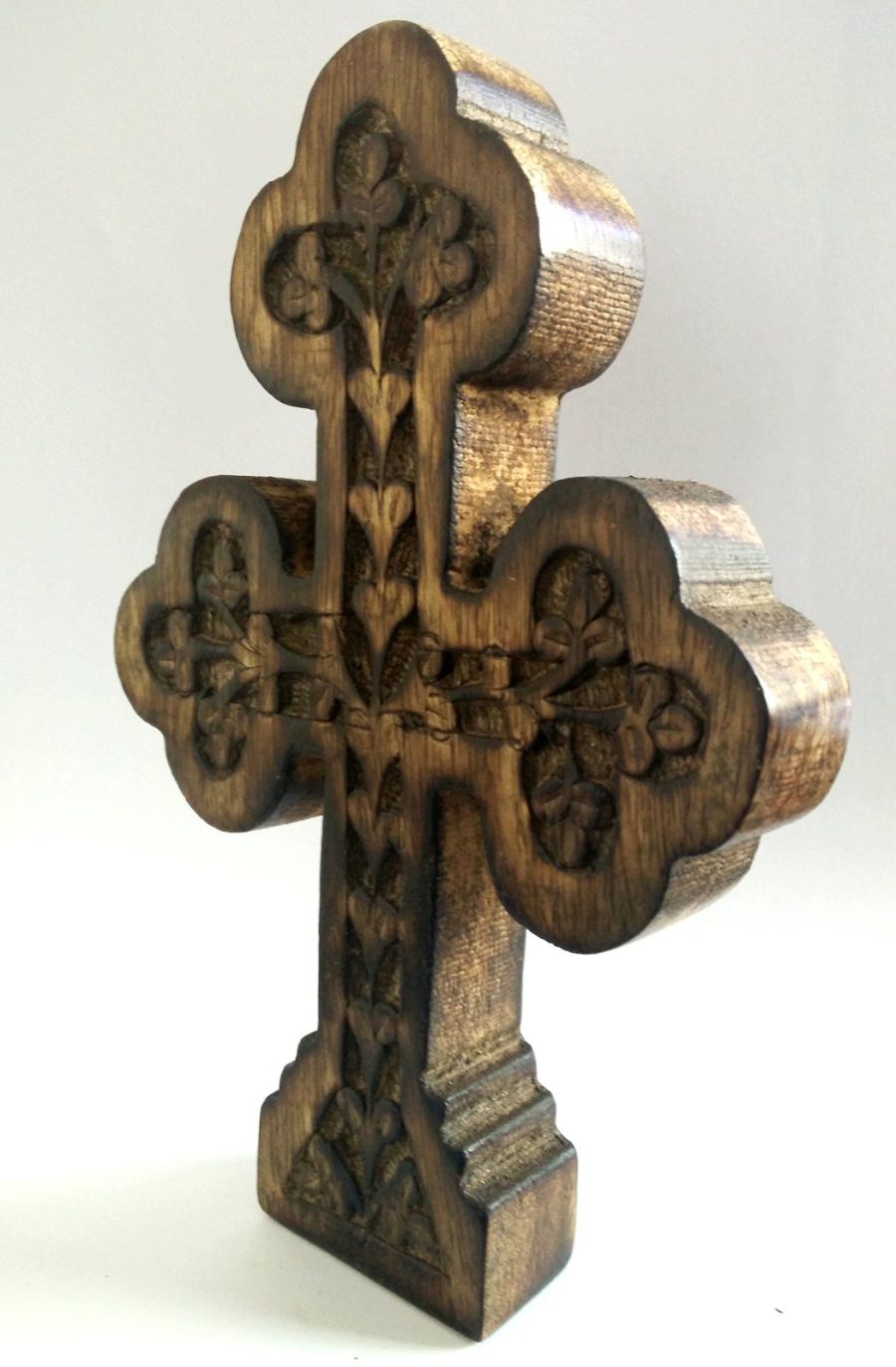 Handmade Wooden Holy Orthodox Religious Wood Carved Wall Cross Christ Crucifi...