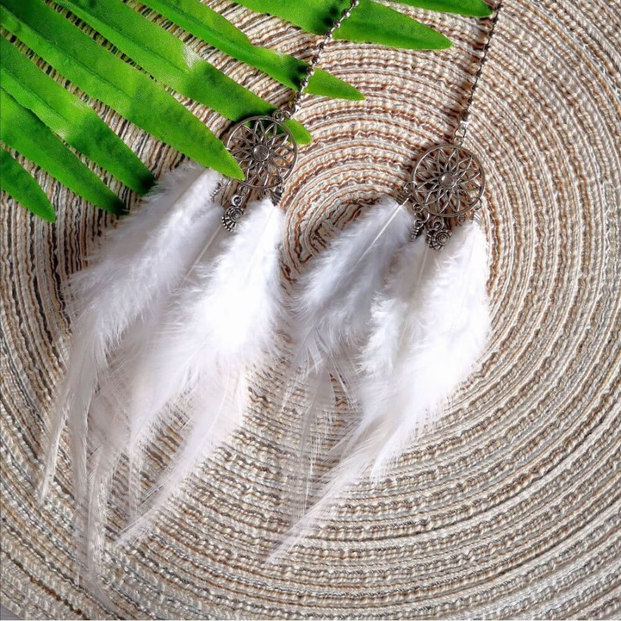 Hanging Dreamcatcher Feather Ornament