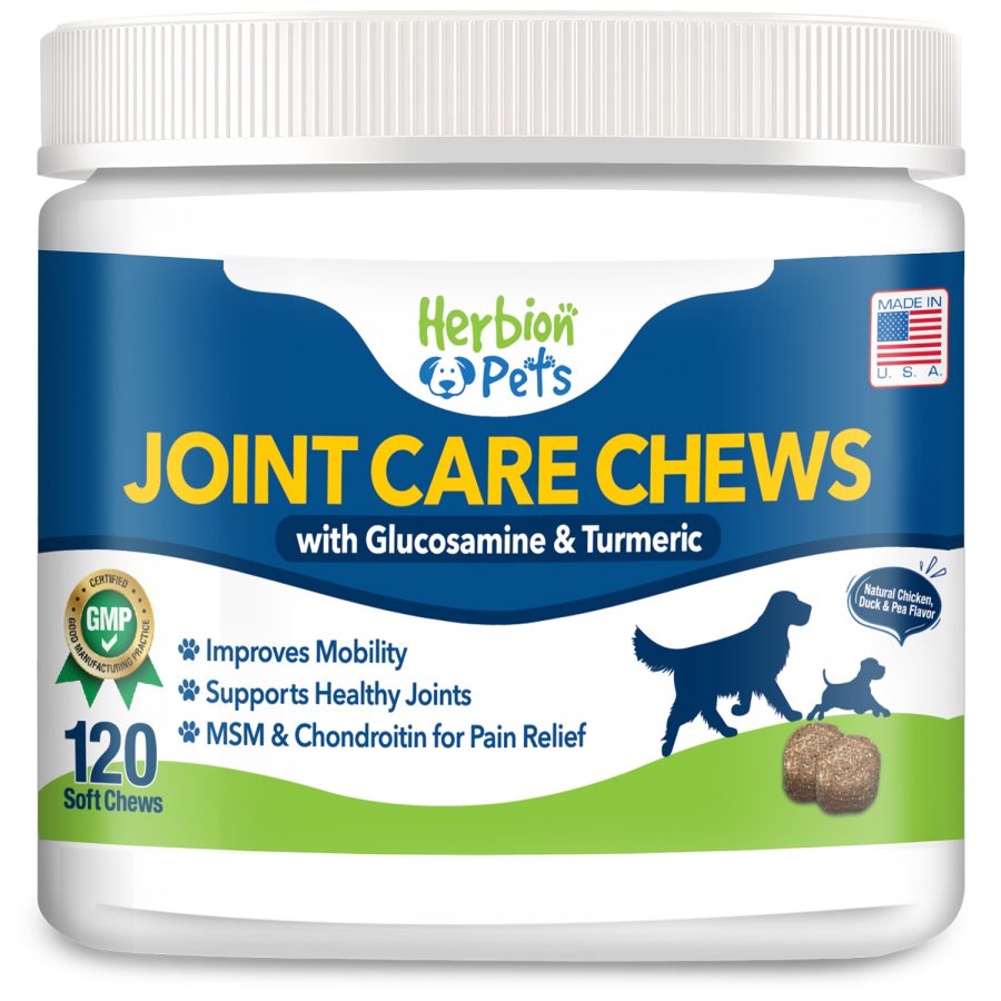 Herbion Pets Joint Care Chews with Glucosamine & Turmeric, Pack of 1