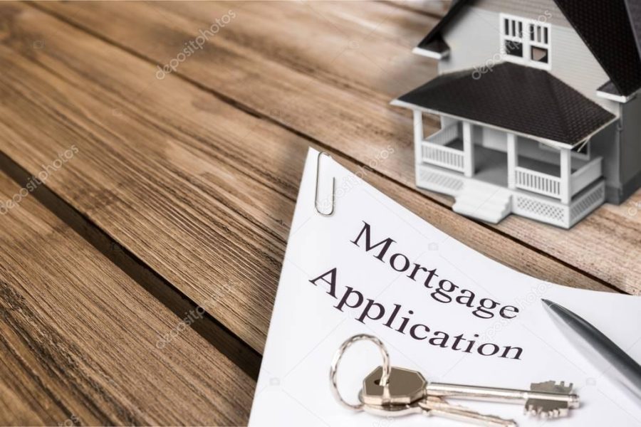House model and Mortgage Application document