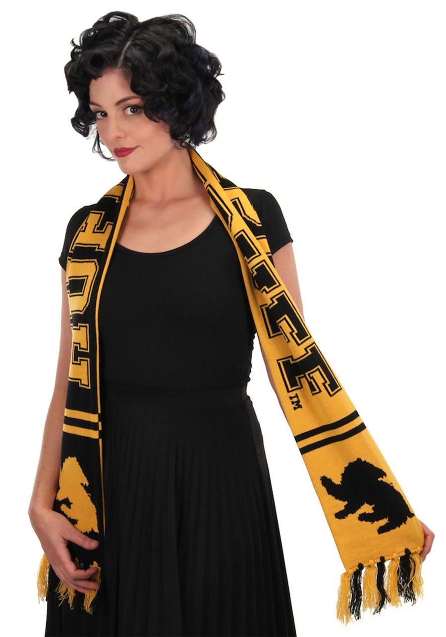 Hufflepuff Reversible Knit Scarf - Harry Potter