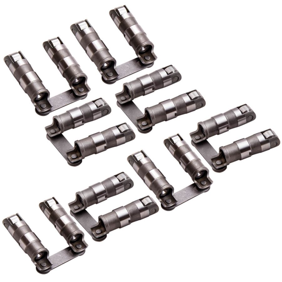 Hydraulic Roller Lifters 16pcs Compatible for Chevy SBC V8 350 265-400 283 327 302