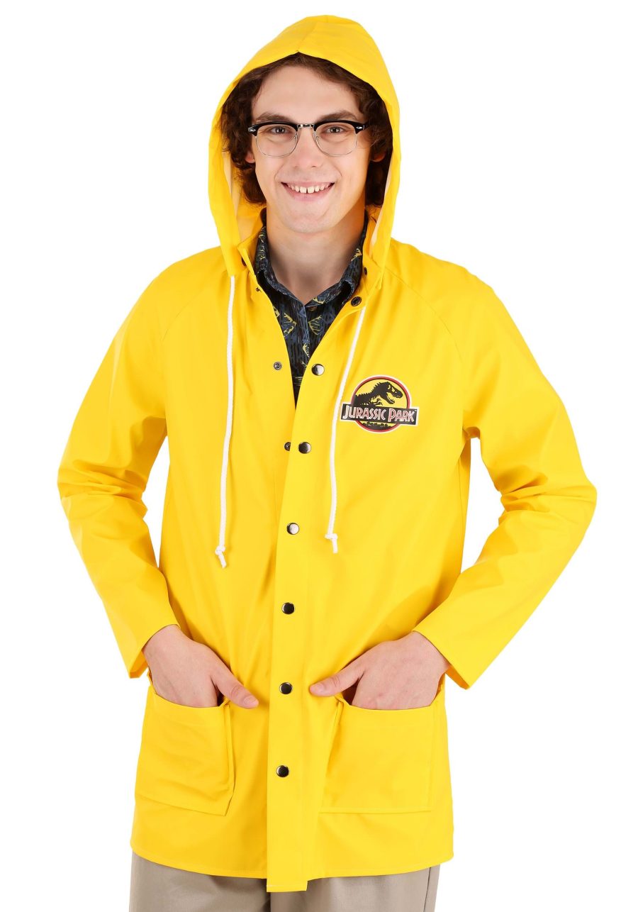 Jurassic Park Adult Yellow Raincoat Costume