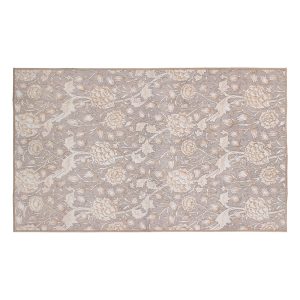 Kalini Floral Natural Washable Rug