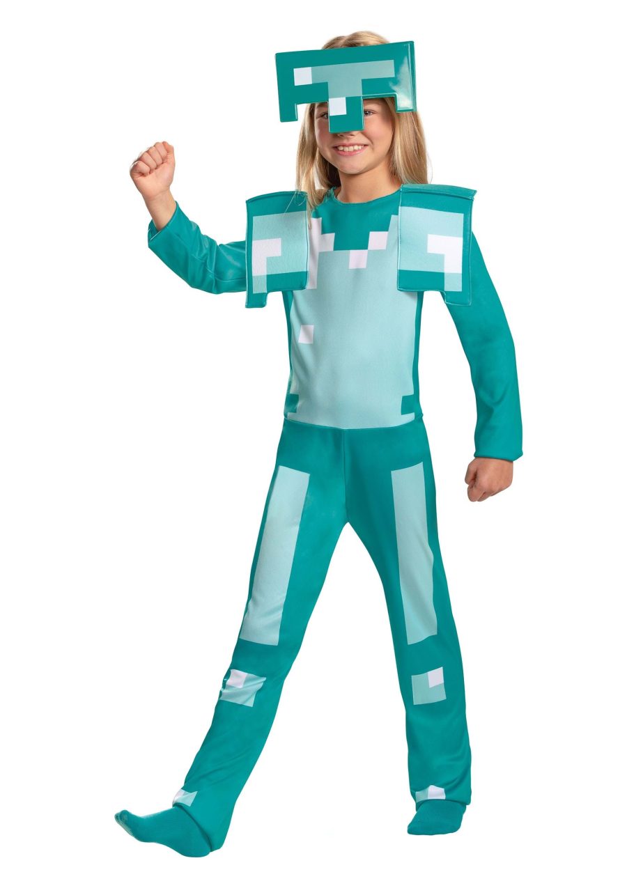 Kid's Minecraft Armor Classic Costume