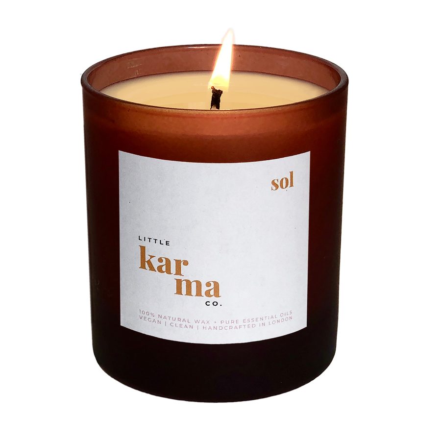 LITTLE KARMA CO. LTD Sol Energising Eucalyptus & Lime Candle - Large