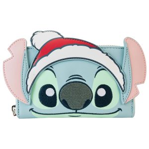 Loungefly Disney Stitch Holiday Cosplay Zip Wallet