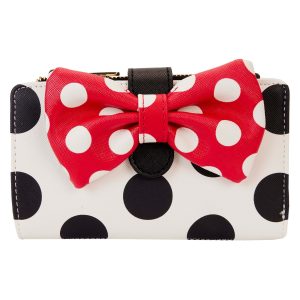 Loungefly Minnie Mouse Rocks the Dots Classic Flap Wallet