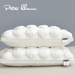 Luxury Goose Down Feather Pillow | 100% Egyptian Cotton Cover