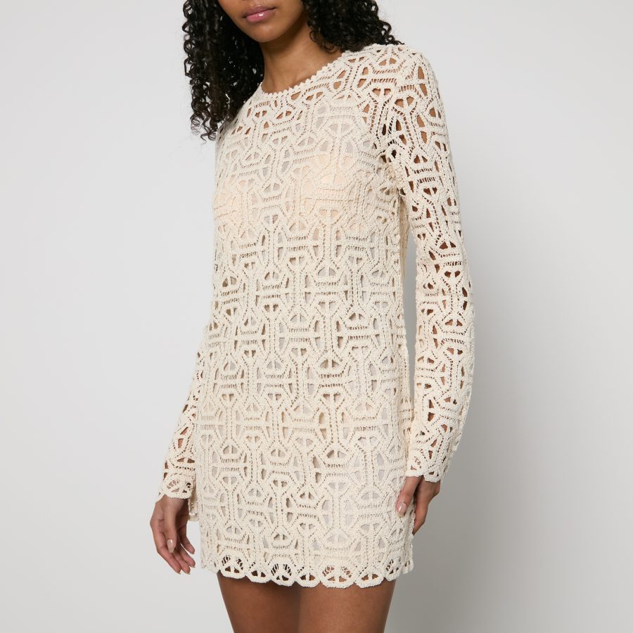 MAX&Co. Perim Macramé Mini Dress - M