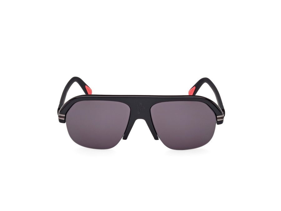 MONCLER Lodge Aviator Sunglasses Black