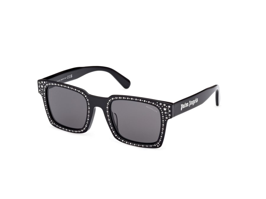 MONCLER x Palm Angels Limited Edition Square-Frame Sunglasses Black
