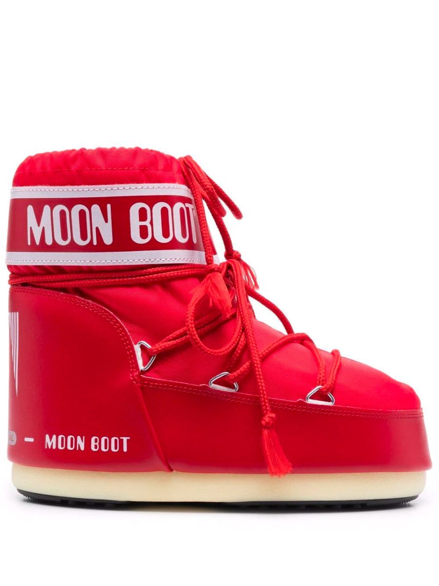 MOON BOOT UNISEX Icon Low Boots Red
