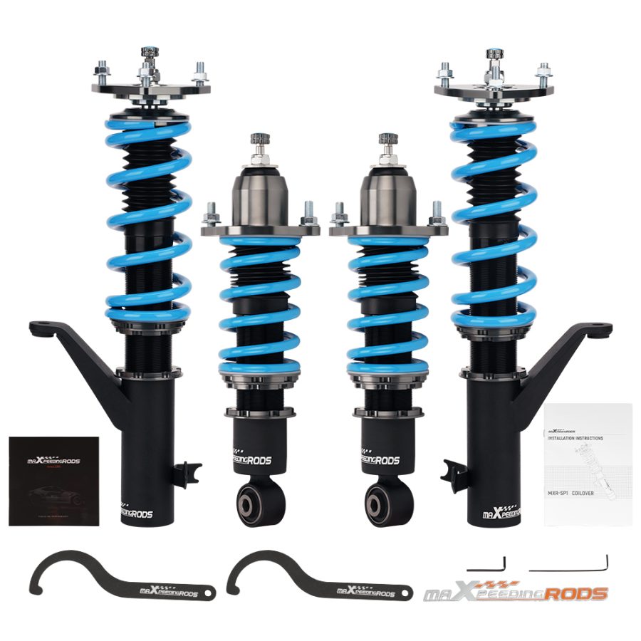 MaXpeedingrods 24 STEP DAMPER Coilovers compatible for Honda Civic EM2 01-05 LOWERING KIT