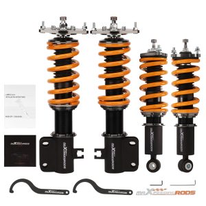 MaXpeedingrods COT6 Coilover Shock Struts Lowering Kit compatible for Subaru Legacy 1999-04