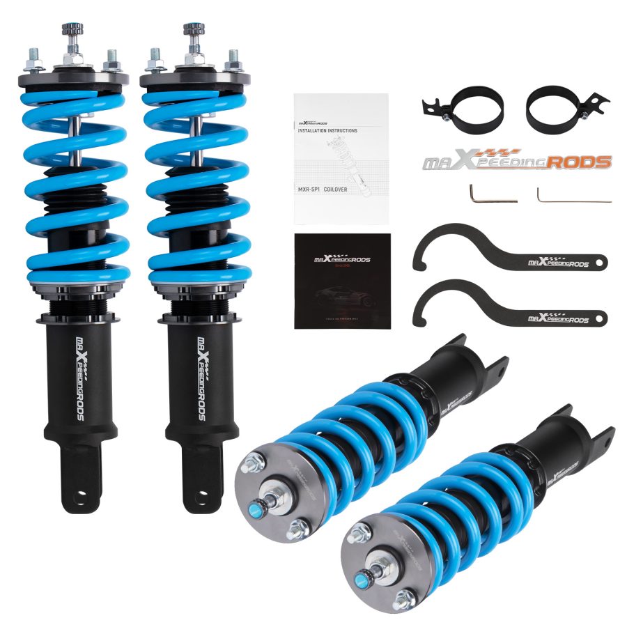 MaXpeedingrods COT6 Coilovers 24Way Adjustable Suspension compatible for Honda S2000 00-09