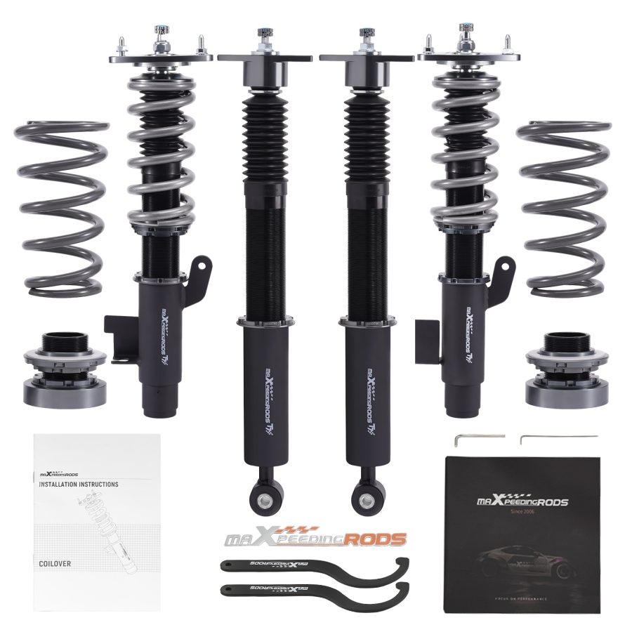 MaXpeedingrods COT7 Coilovers 24 Way Damper Suspension Kit compatible for Mazda 3 2004-2009