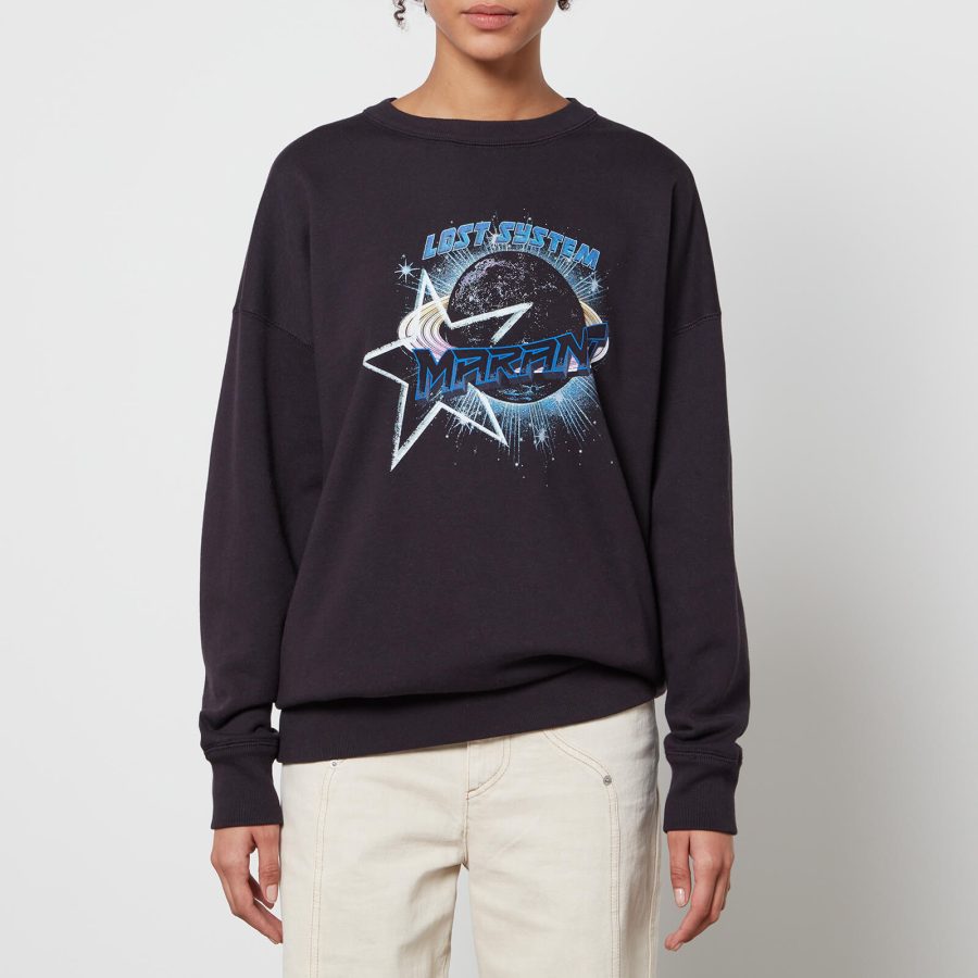 Marant Etoile Mindy Galaxy Cotton-Blend Sweatshirt - FR 34/UK 6