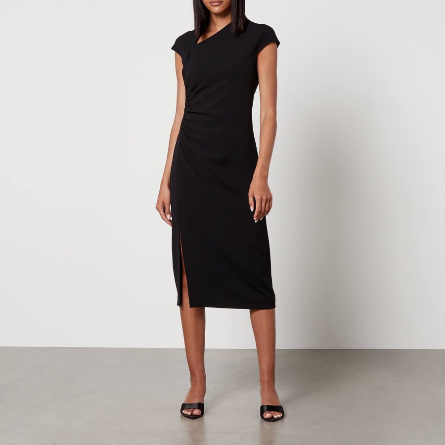 Max Mara Studio Vermut Crepe Midi Dress - UK 6