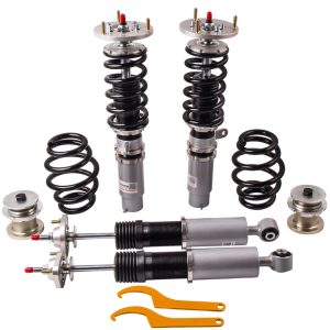 Maxpeedingrods 24 damper Adjustable Coilovers Suspension Strut compatible for BMW E46 3 Series 320i 328i 325i 330i 2001-2005