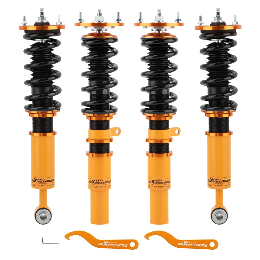 Maxpeedingrods Coilovers 24 Way Damper Shocks compatible for BMW 5 Series AWD XI E60 03-10