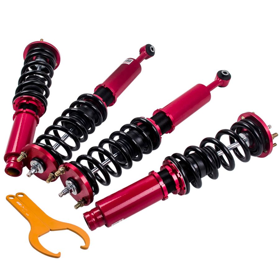 Maxpeedingrods Coilovers Suspension Lowering Kits Adjustble Damper compatible for Honda Accord 03-07 compatible for Acura TSX 04-08