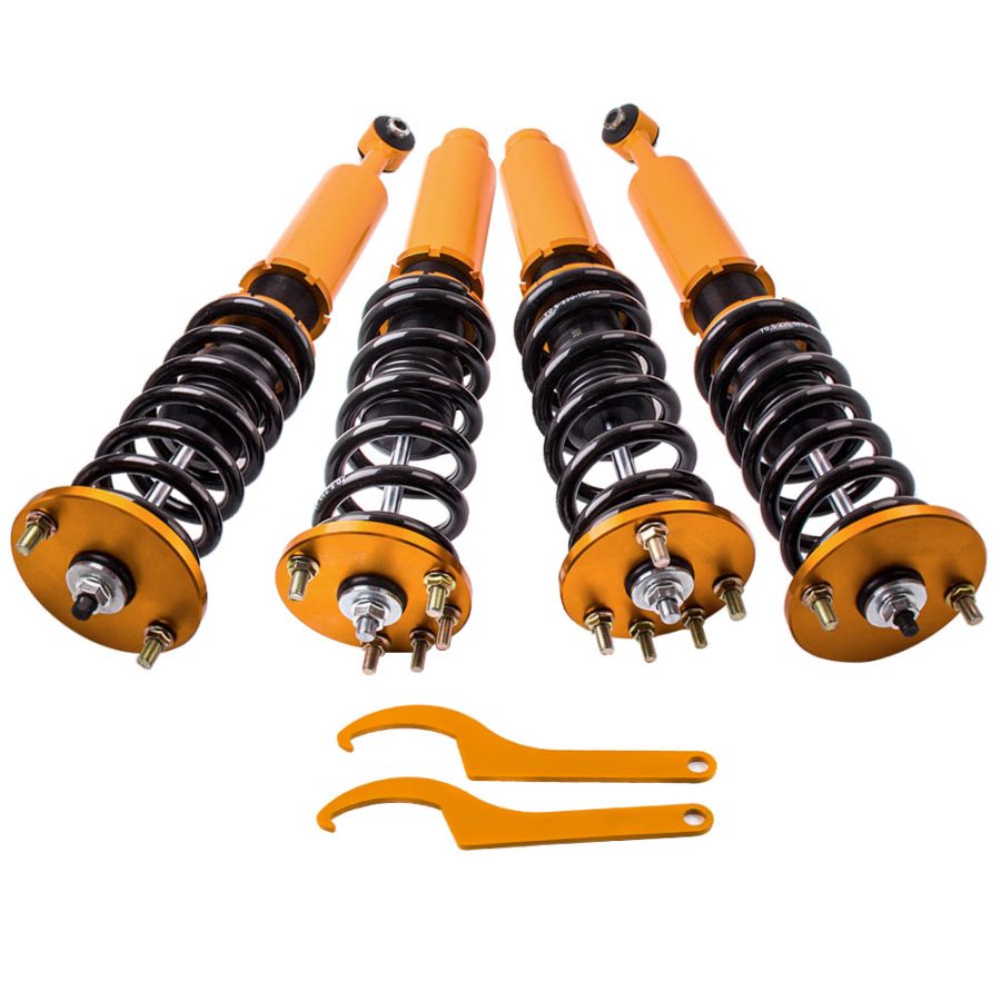 Maxpeedingrods Full Coilover Suspension Lowering Kits compatible for Honda Accord 2003-2007 compatible for Acura TSX 2004-2008