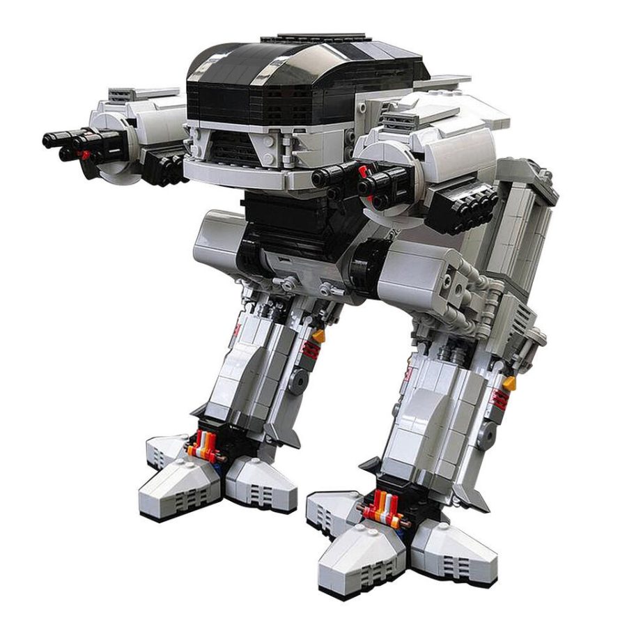 Mecha Building Blocks Set for RoboCop UCS scale ED-209 Bricks Toy Collectibles