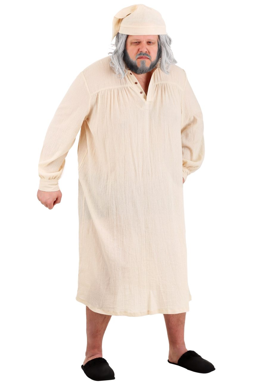 Men's Plus Size Humbug Nightgown Costume