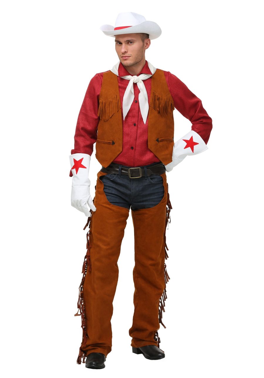 Men's Plus Size Rodeo Cowboy Costume