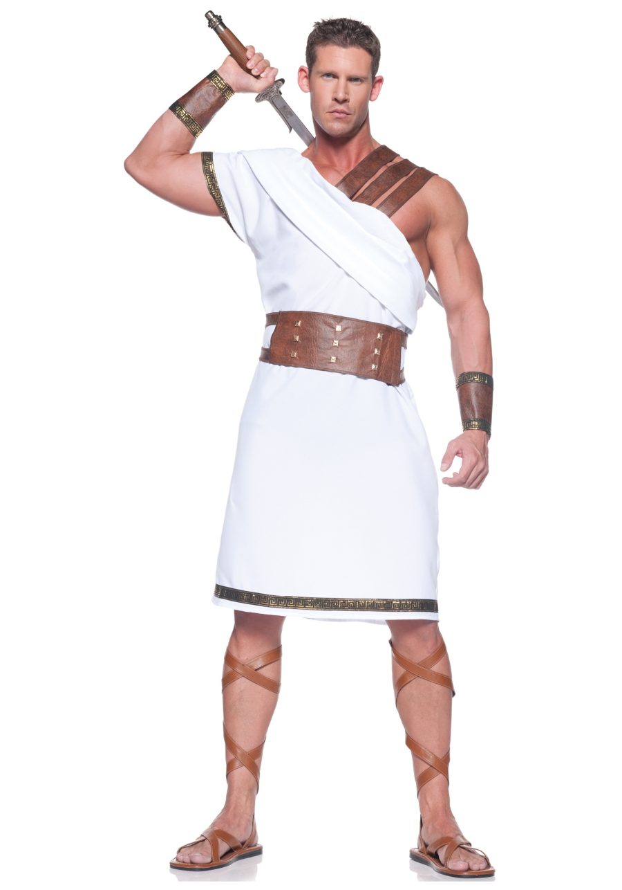 Men's Studly Greek Warrior Plus Size Costume