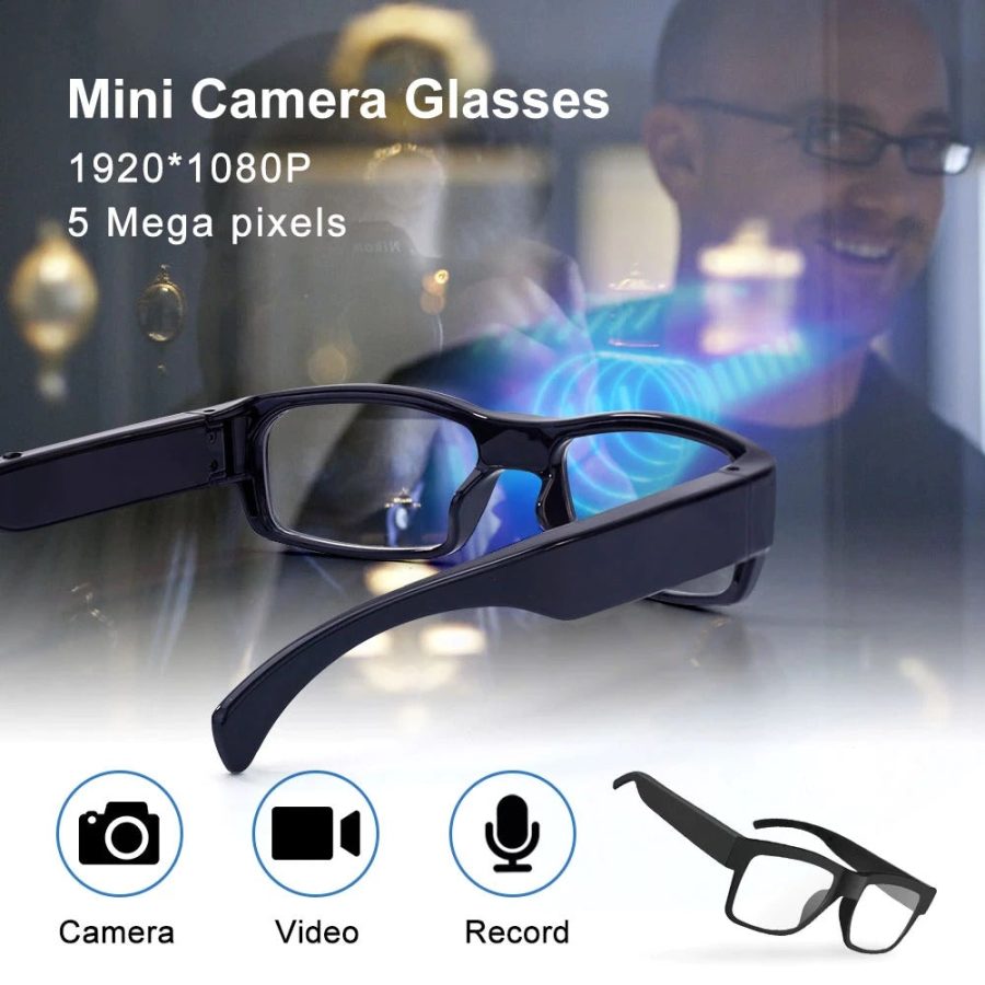 Mini HD 1080p Camera Glasses
