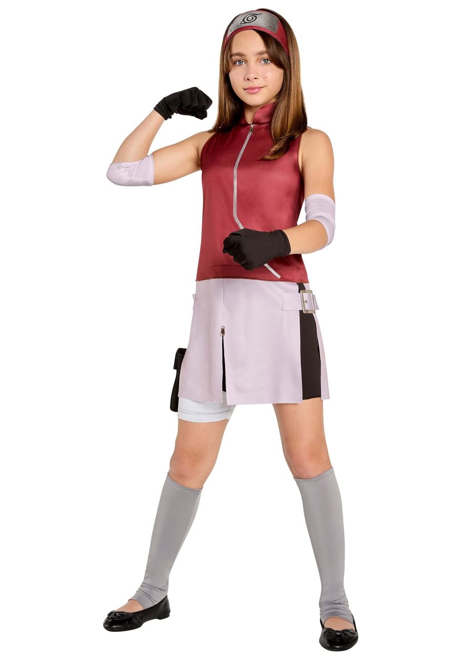 Naruto Shippuden Sakura Girl's Costume