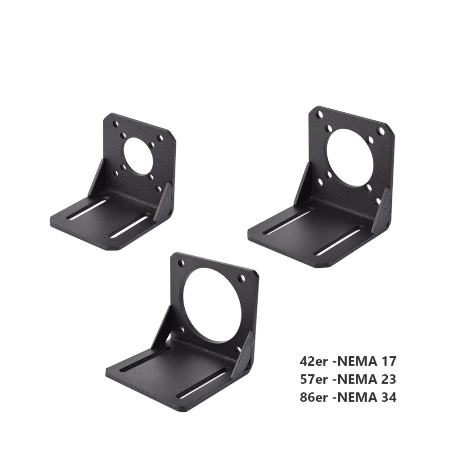 Nema 17/23/34 Stepper Motor Mounting Bracket Steel Holder for 3D Printer CNC DIY