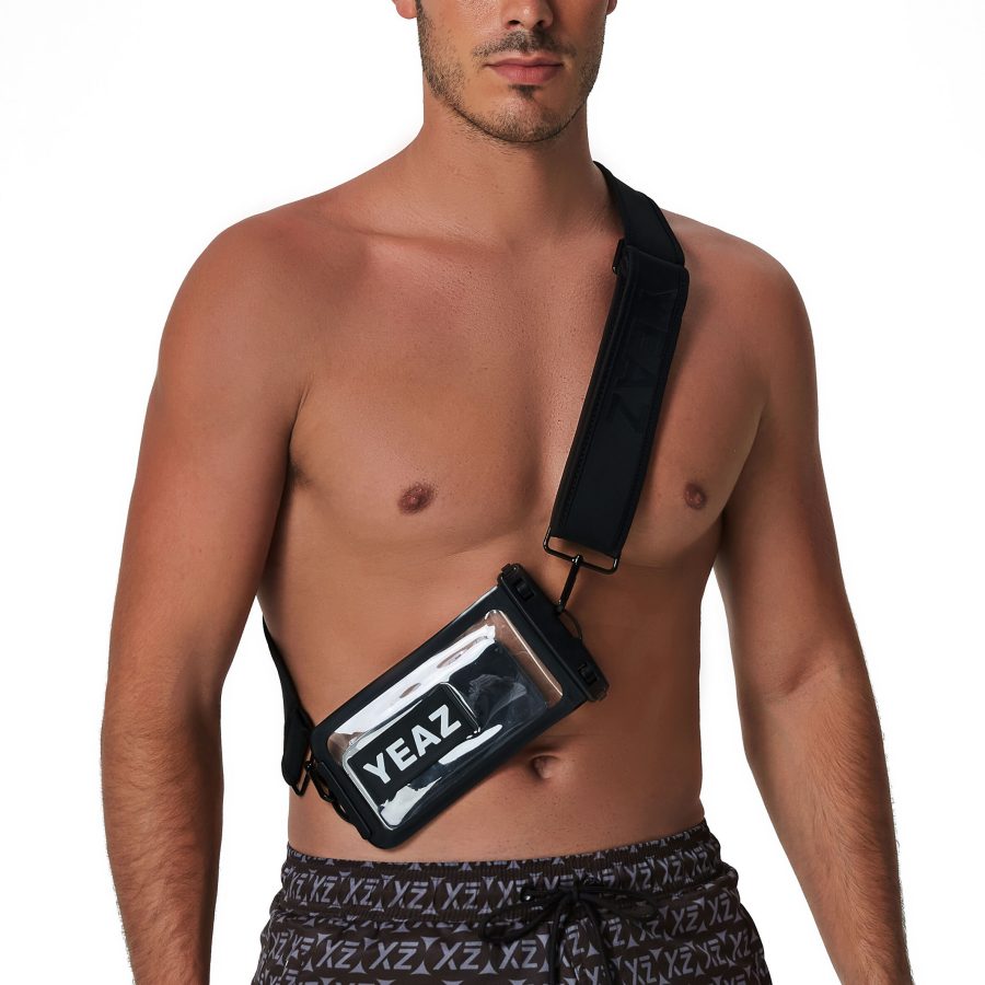 Neoprene belt with smartphone pouch Yeaz Ocean Shot