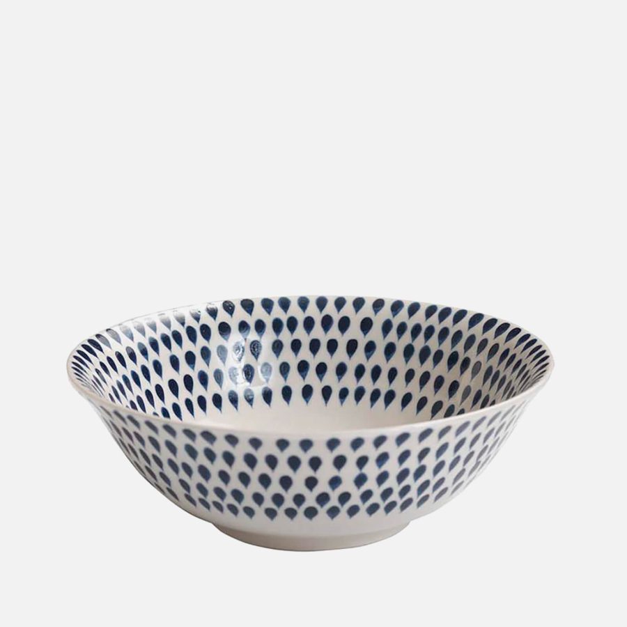 Nkuku Indigo Drop Cereal Bowl