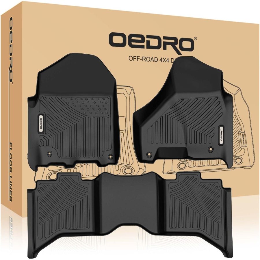 OEDRO Floor Mats for 2012-2018 Dodge Ram 1500/2500/3500 Crew Cab, 2019-2023 Dodge Ram 1500 Classic Crew Cab