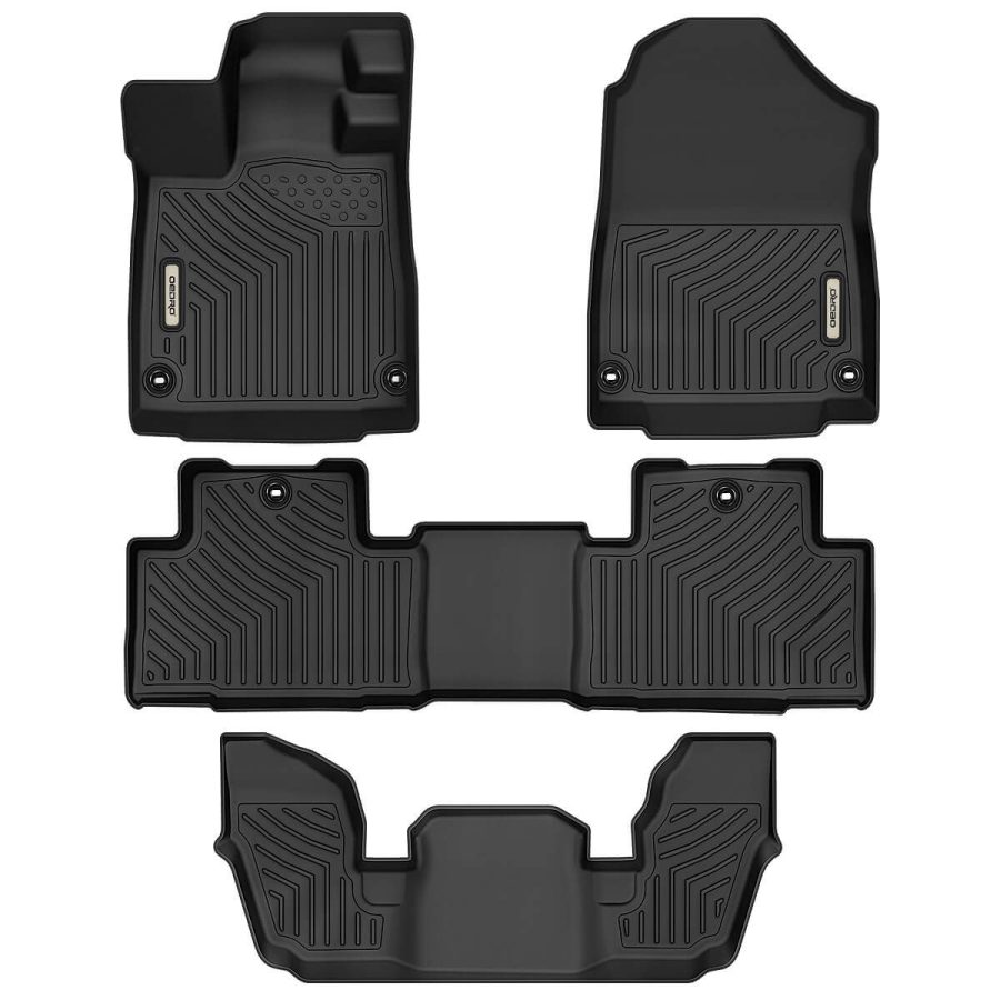 OEDRO Floor Mats for 2022-2023 Acura MDX, 1st and 2nd 3rd Row Full Set Floor Liners