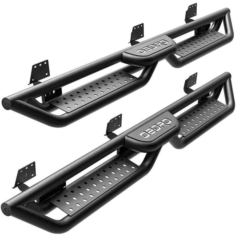 OEDRO Running Boards for 2019-2023 Dodge Ram 1500 Quad Cab New Body, Bolt-on Two Stairs Drop Side Steps