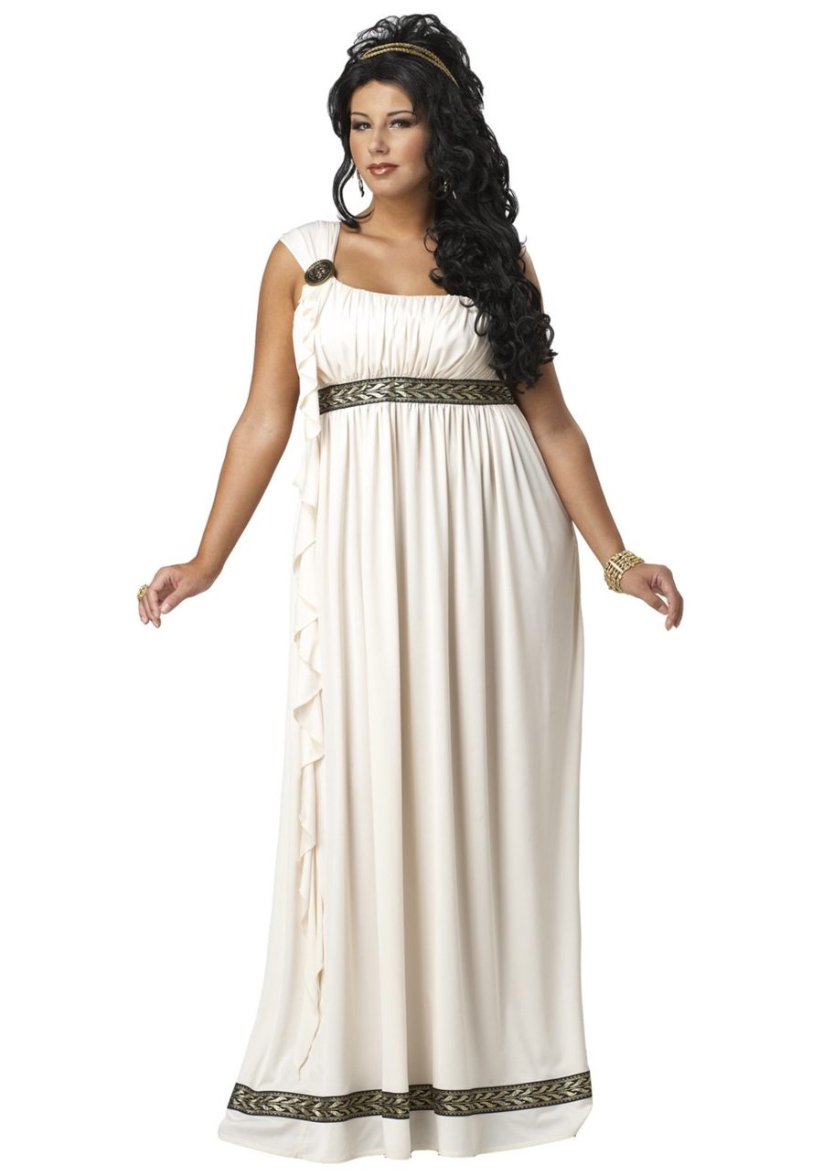 Olympic Goddess Plus Size Costume for Women