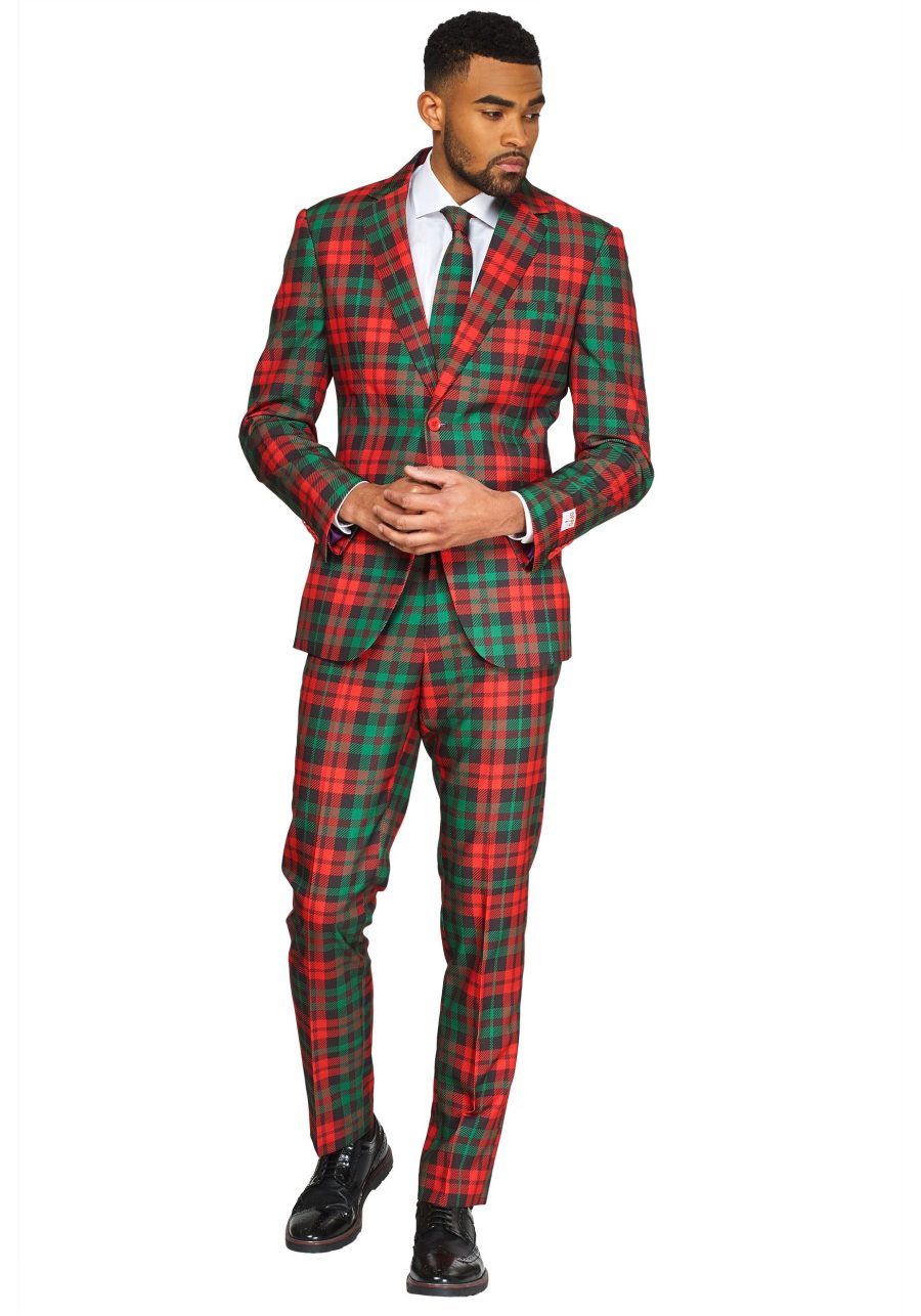 Opposuit Trendy Tartan Suit for Men