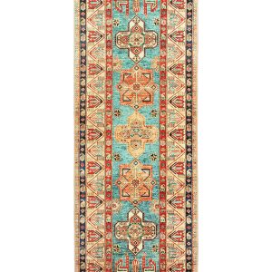 Ottoman Turquoise Washable Rug